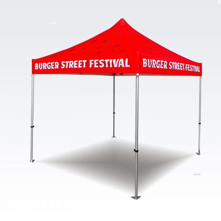 Nožnicový stan skladací na festivaly s možnosťou zavesenia dekorácie