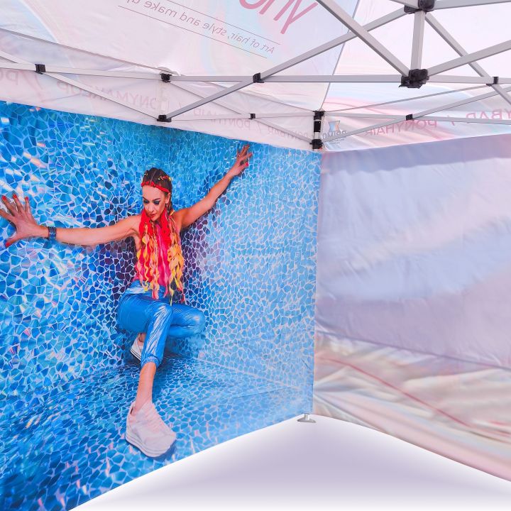 Odolný párty stan na outdoorové festivaly